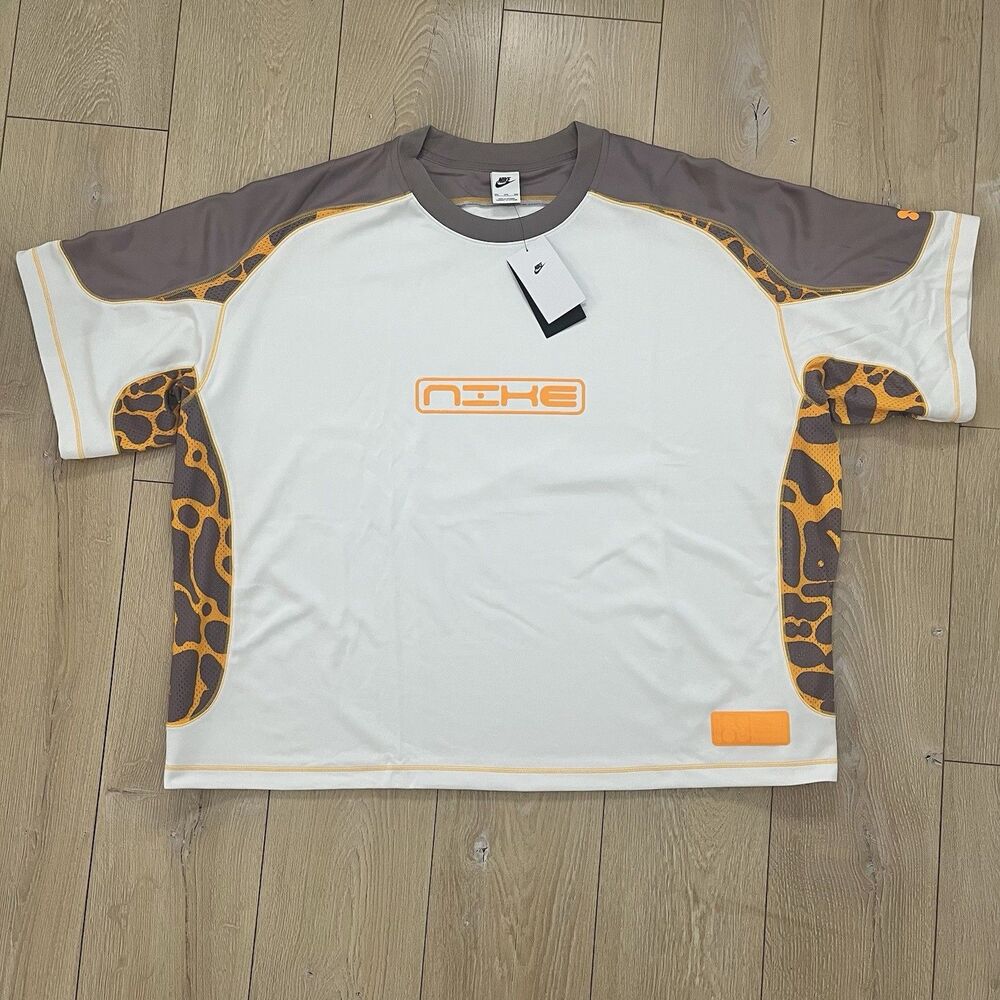 Nike Project F.R.O.G. Oversized T-Shirt White Taupe Grey Sundial Size 3XL